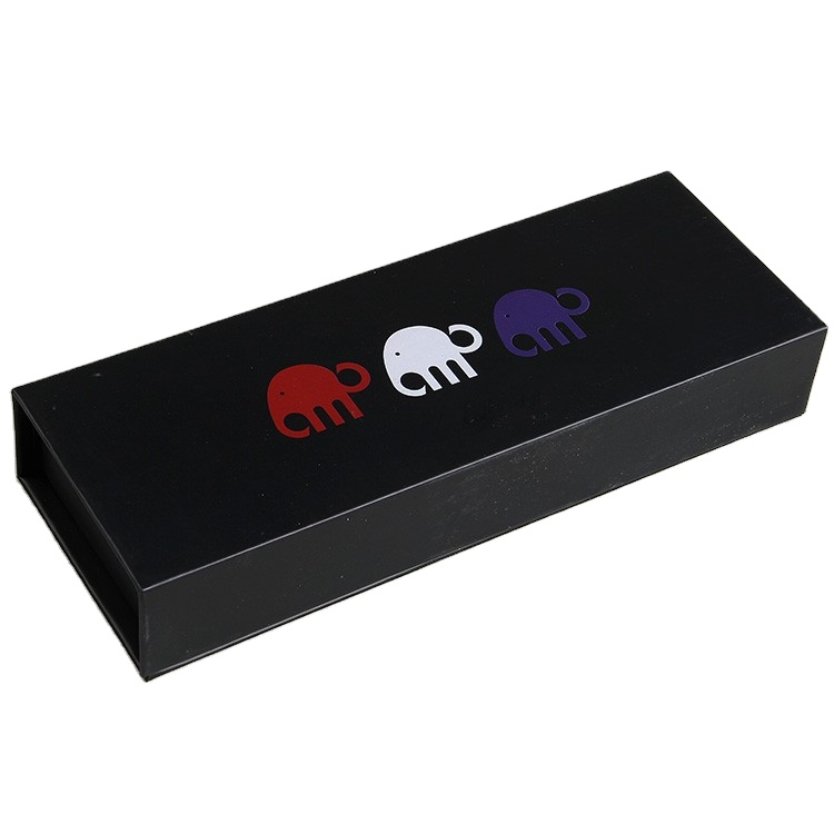 Elephant Pictures Printed Packaging Box For Lady's Hand-drawn Silk Scarf 