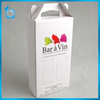 White Paperboard Packing Box With A Handle On The Top For Small Bottle Grape Wine Of Singapore Markets