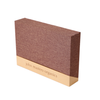 Luxury Custom Design Logo High Quality Paper Box Outfitted With A Layer of Faux Fabric Of Special Paper And Drawer Packing Bo