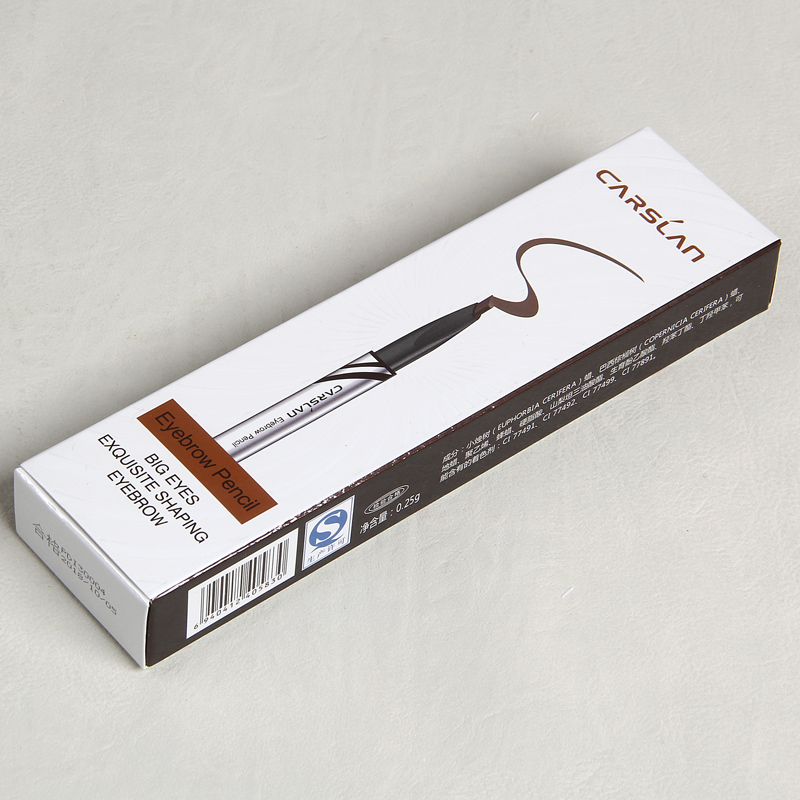 Paper Card Printing Blister Box Inside Package Box For Big Eyes Exquisite Shaping Eyebrow Pencil 