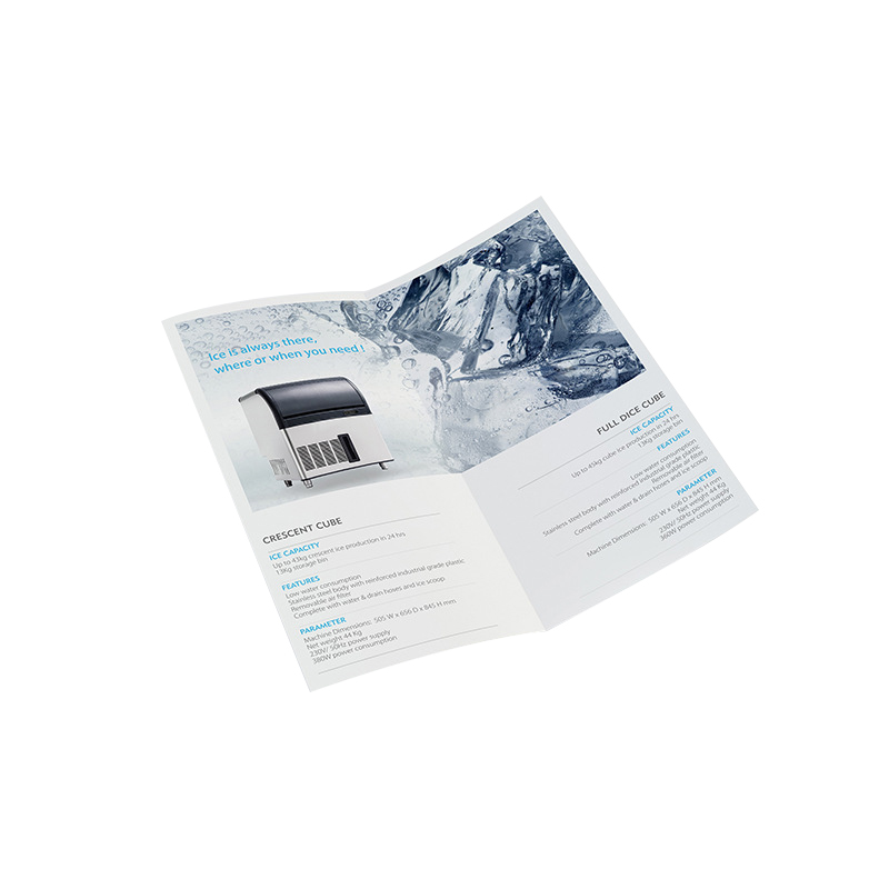 custom presentation three folder packet paper flyer folder with leaflet Impression Brochures