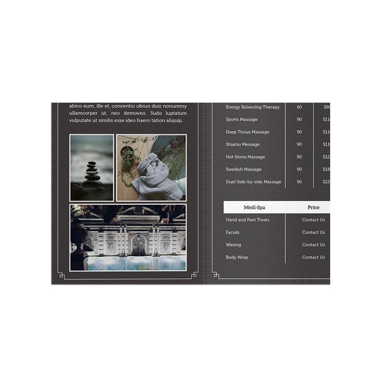 customized commercial paper bag/flyer/booklet/business card/catalog printing