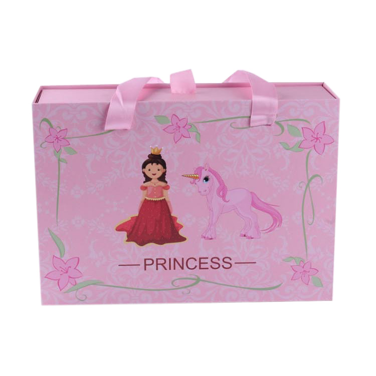 Wholesale Customized drawer paper gift box,paper cardboard suitcase box with handle
