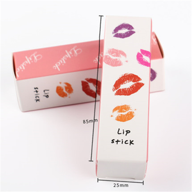 Folding Lipgloss Cosmetics Customize Lip Gloss Packing Box