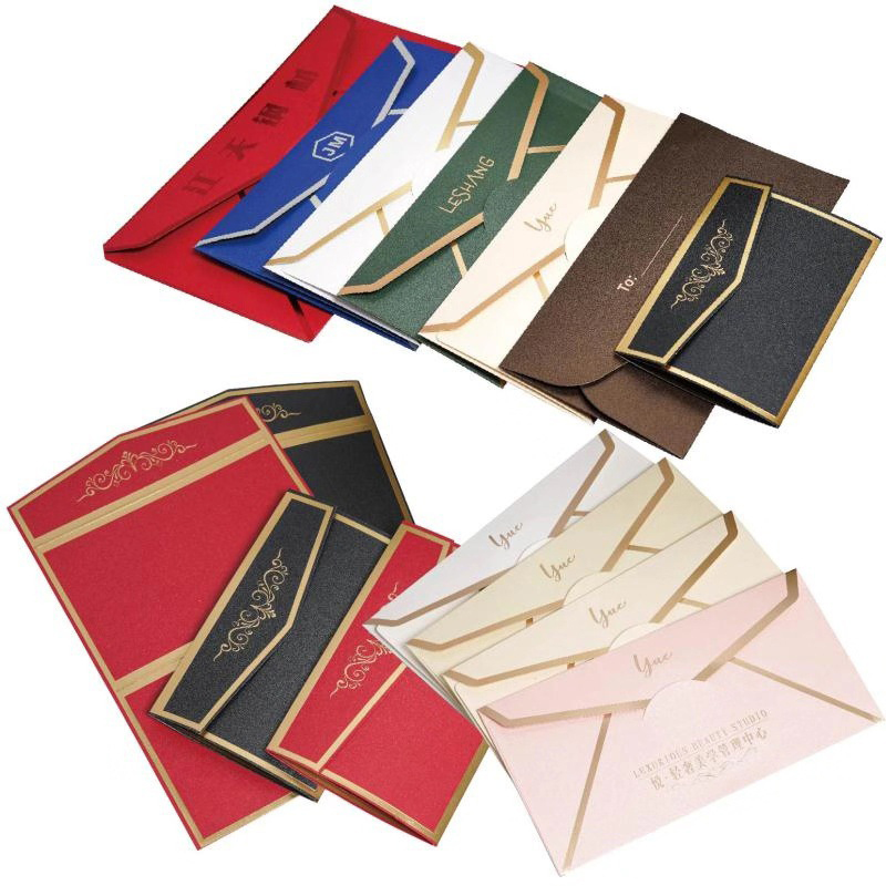 Foil gold Custom Reusable Pack Money Budget Planner Envelopes for Wallet Organizer Gifts